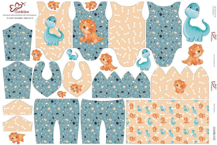 Baby Set – Dino Babies - Cut&Sew