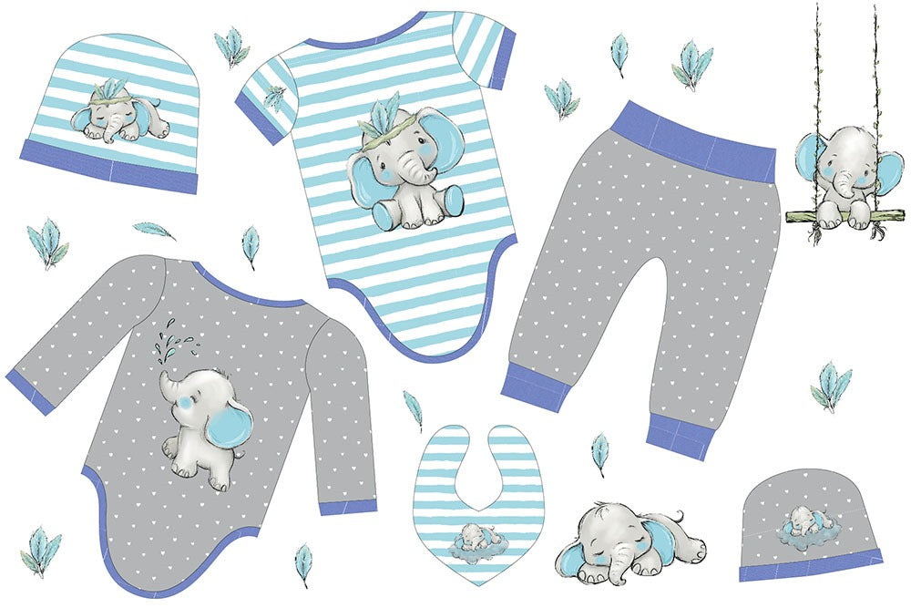 Baby Set – Elephant Boy - Cut&Sew